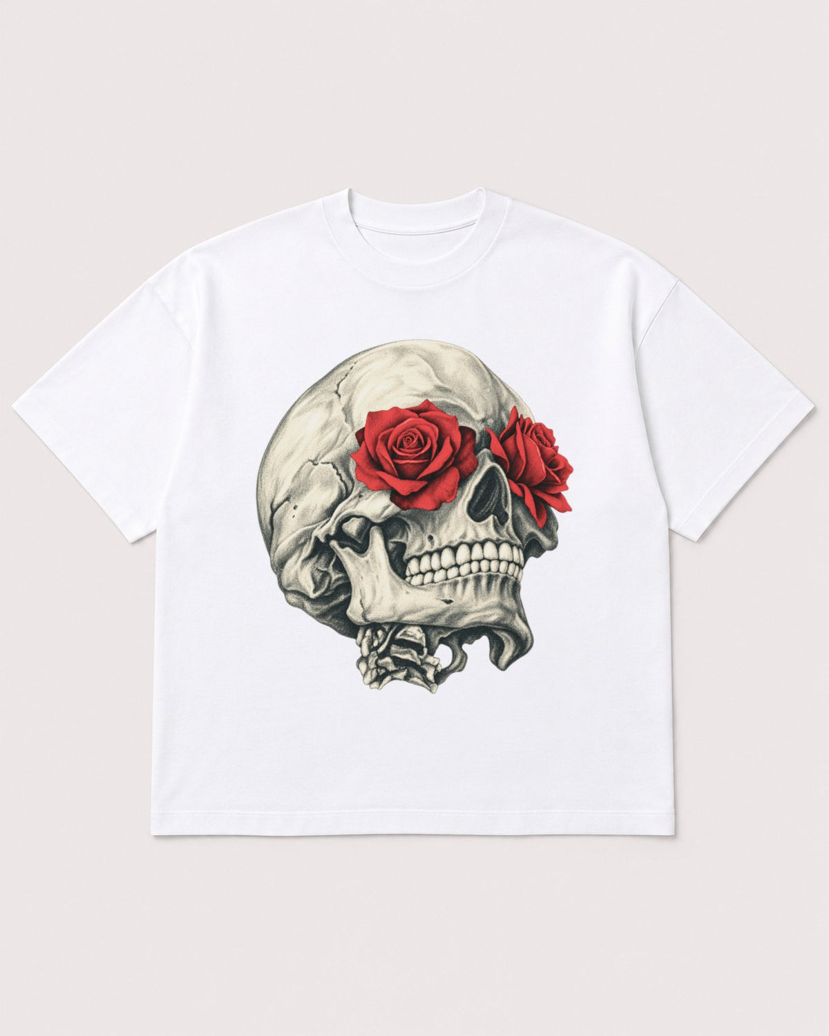 Mockup Boxy Heavyweight Tee White product