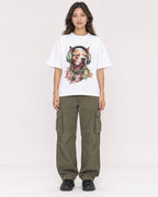 Mockup Boxy Heavyweight Tee White female full-body 02