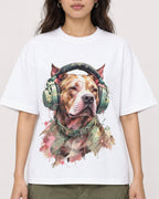 Mockup Boxy Heavyweight Tee White female close-up 02