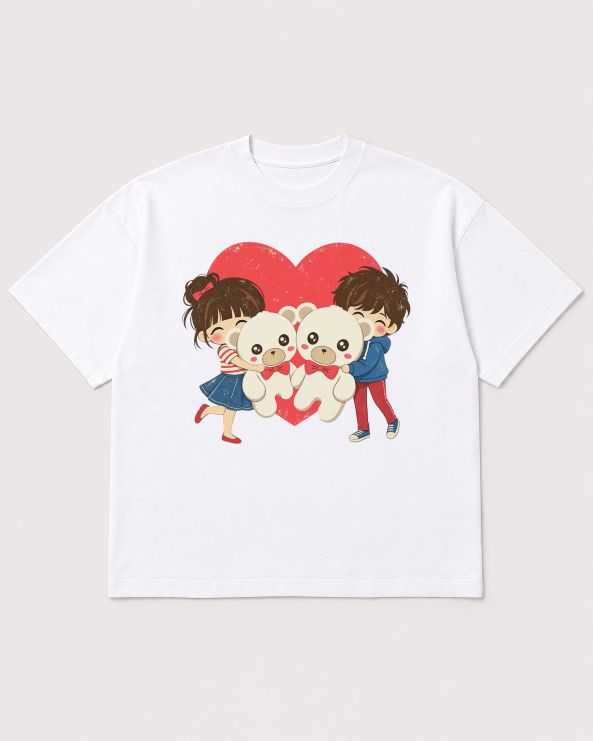 Mockup Boxy Heavyweight Tee White product