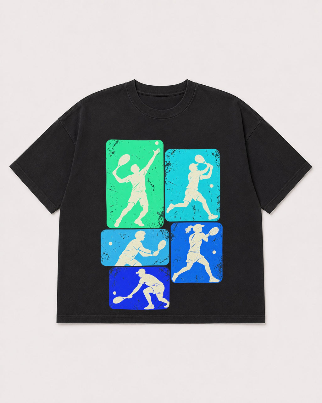 Mockup Boxy Heavyweight Tee Black product