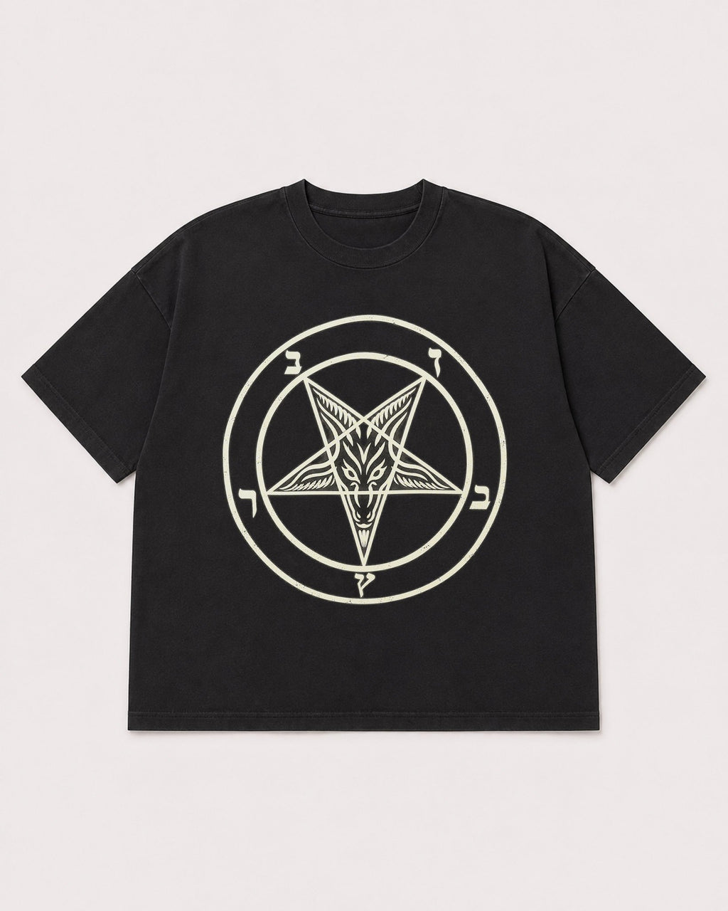 Mockup Boxy Heavyweight Tee Black product