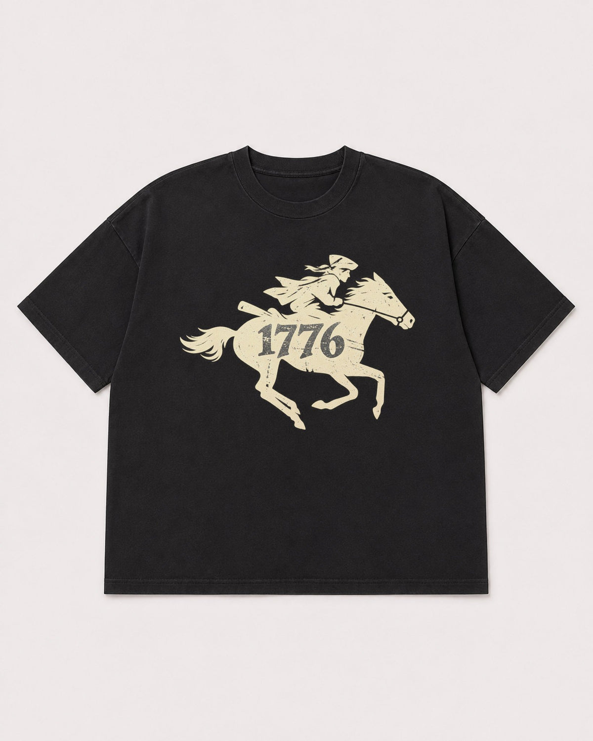 Mockup Boxy Heavyweight Tee Black product