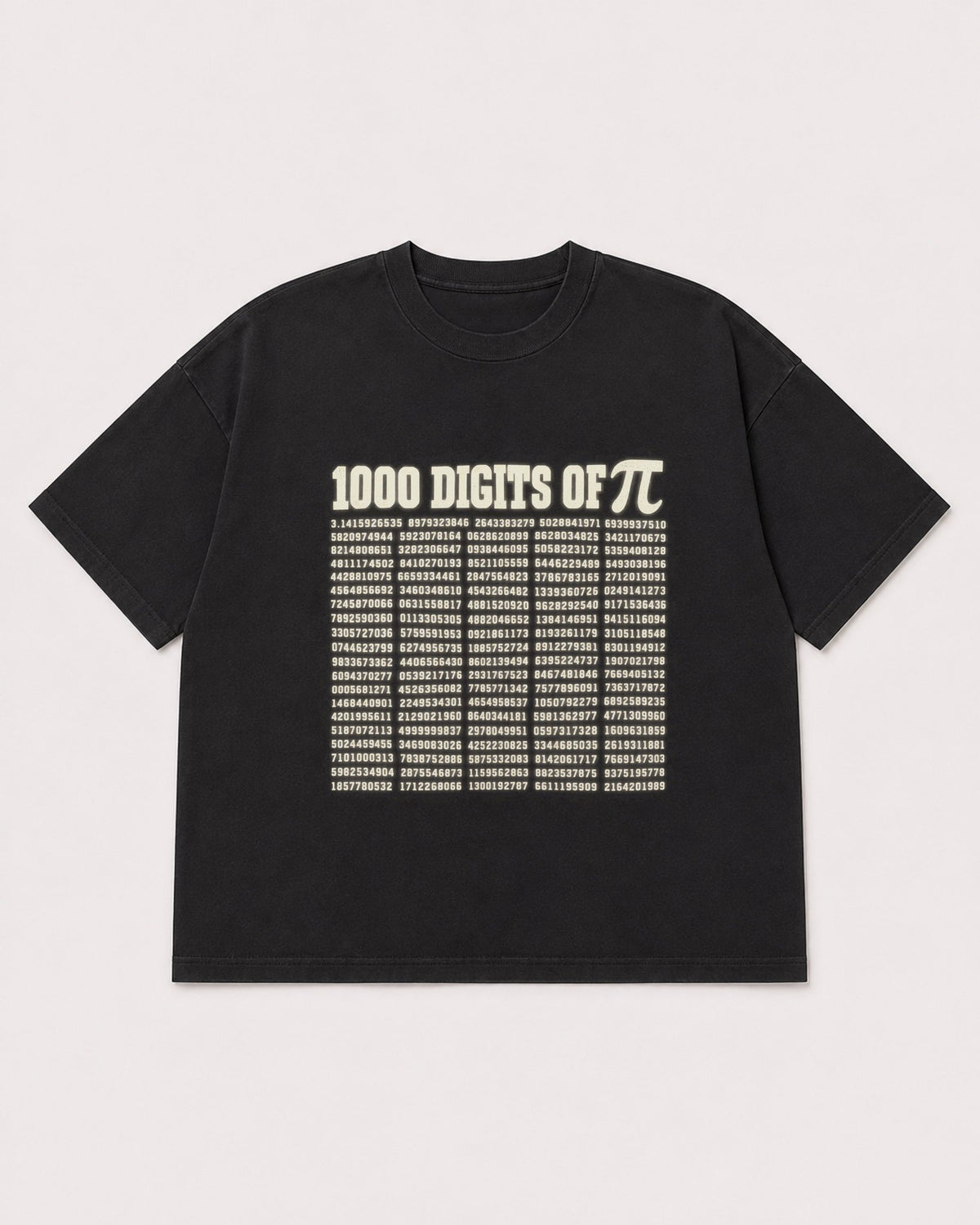 Mockup Boxy Heavyweight Tee Black product