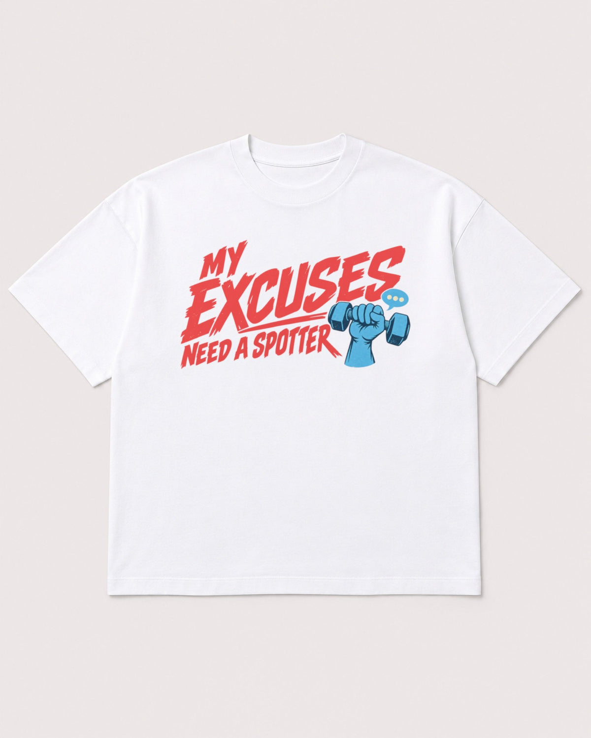 Mockup Boxy Heavyweight Tee White product