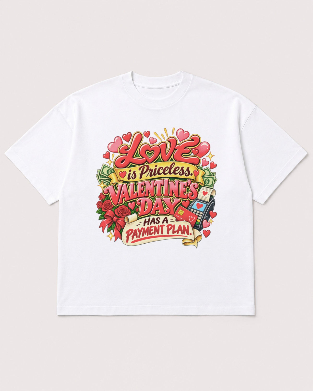Mockup Boxy Heavyweight Tee White product