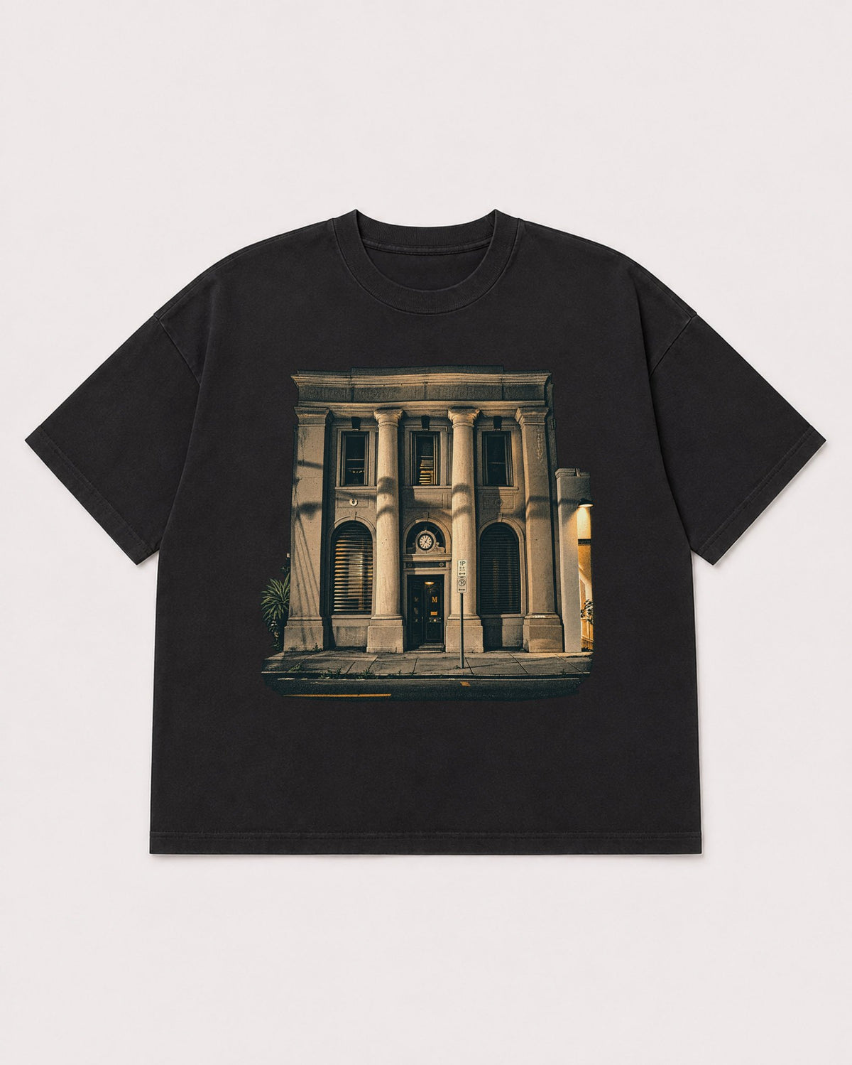 Mockup Boxy Heavyweight Tee Black product