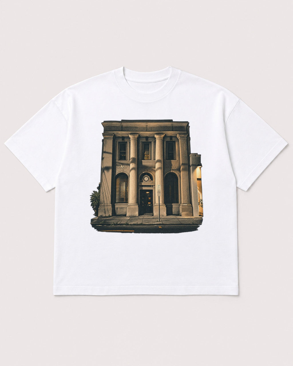 Mockup Boxy Heavyweight Tee White product