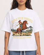 Mockup Boxy Heavyweight Tee White female close-up 06