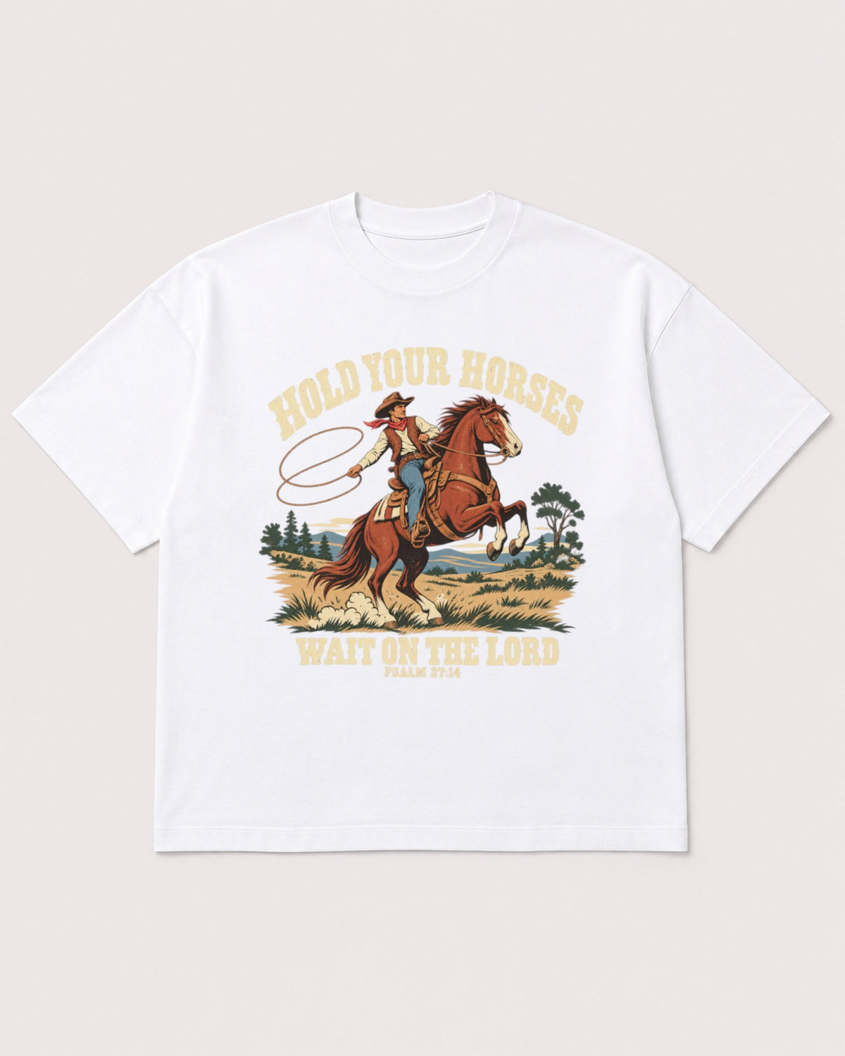 Mockup Boxy Heavyweight Tee White product