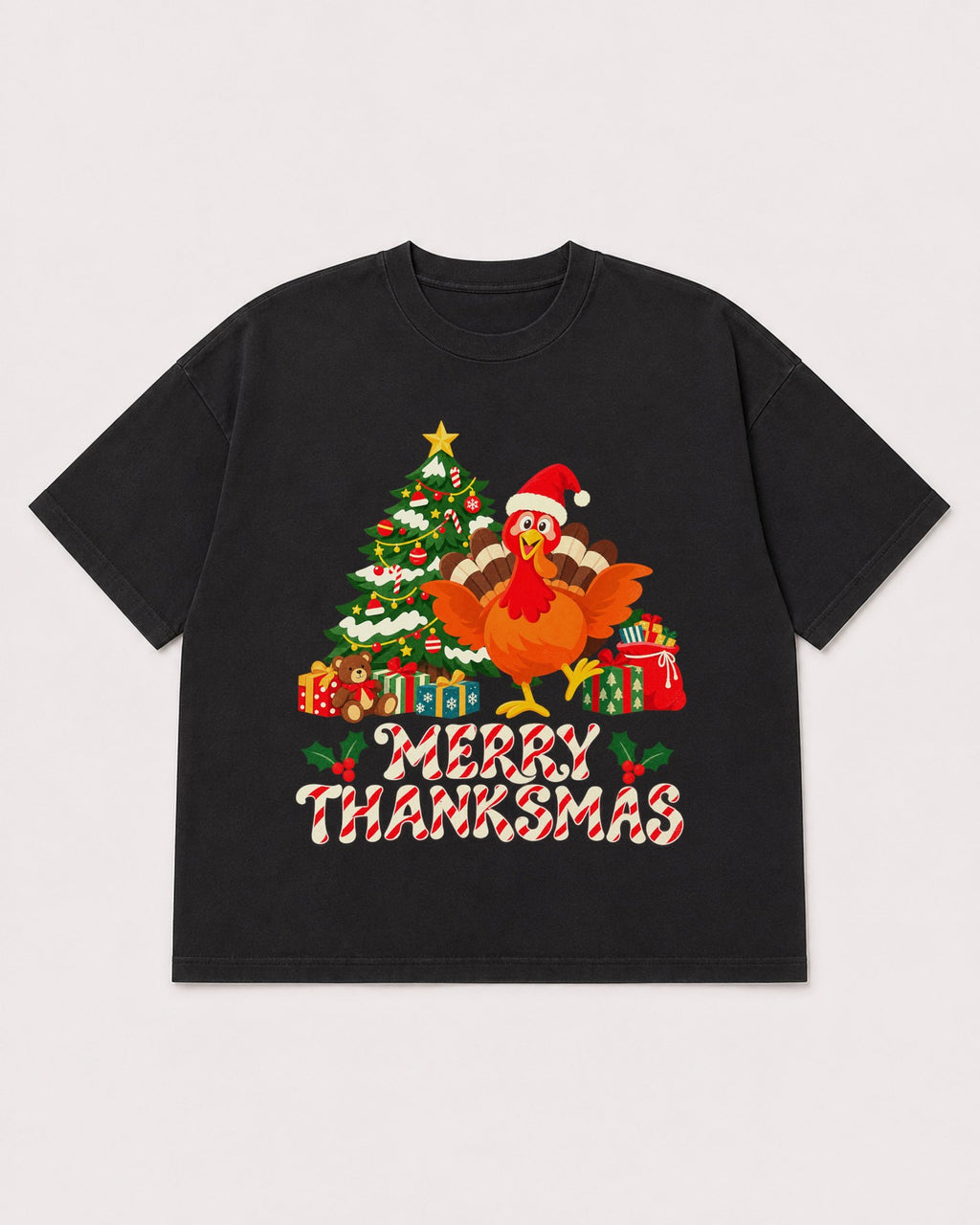 Mockup Boxy Heavyweight Tee Black product