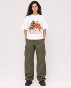 Mockup Boxy Heavyweight Tee White female full-body 07