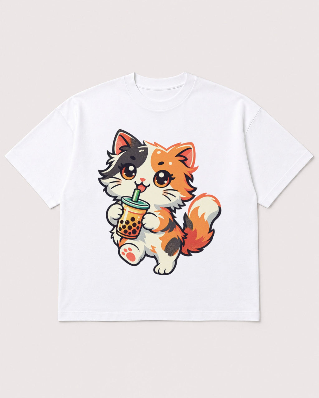Mockup Boxy Heavyweight Tee White product