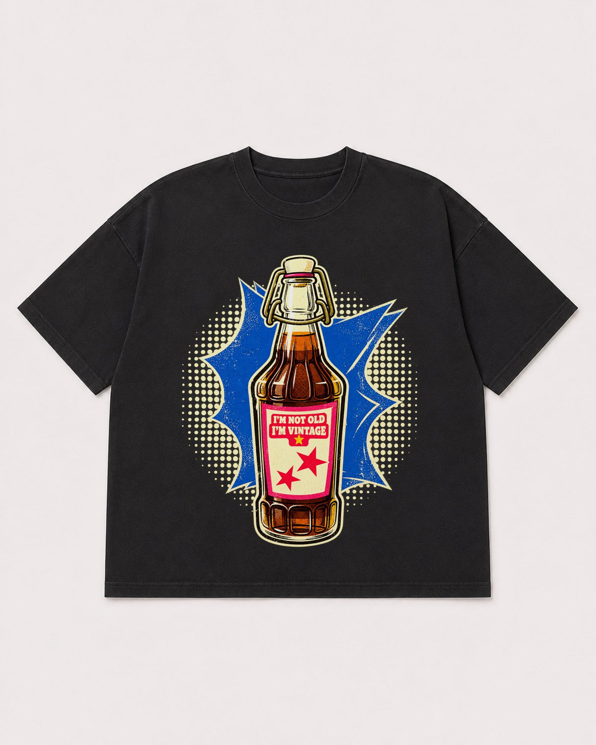Mockup Boxy Heavyweight Tee Black product