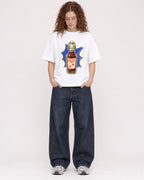Mockup Boxy Heavyweight Tee White female full-body 09