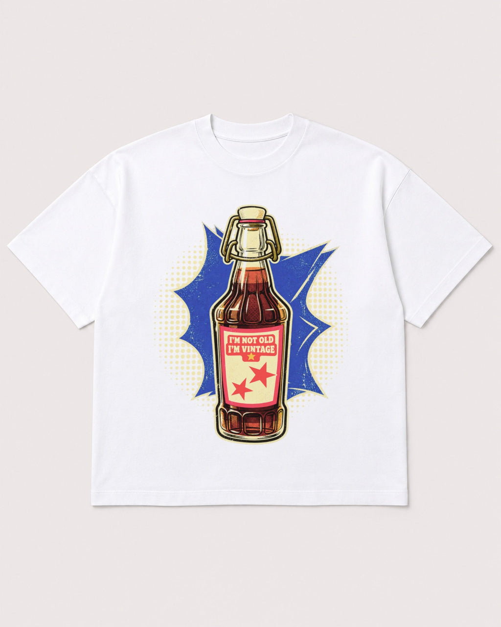 Mockup Boxy Heavyweight Tee White product
