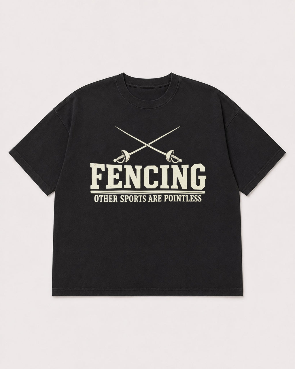 Mockup Boxy Heavyweight Tee Black product