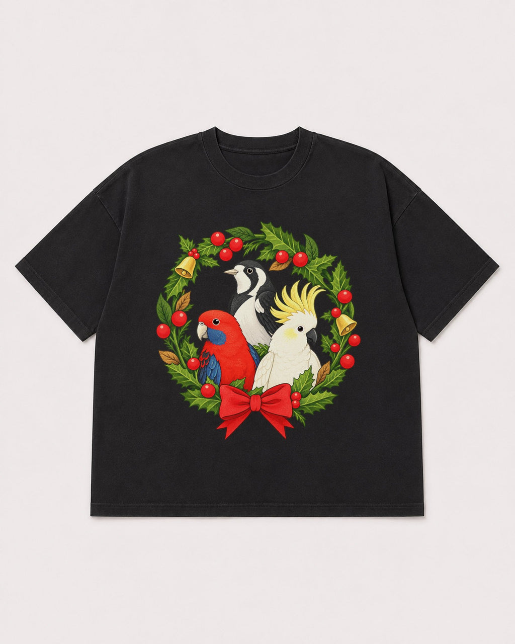 Mockup Boxy Heavyweight Tee Black product