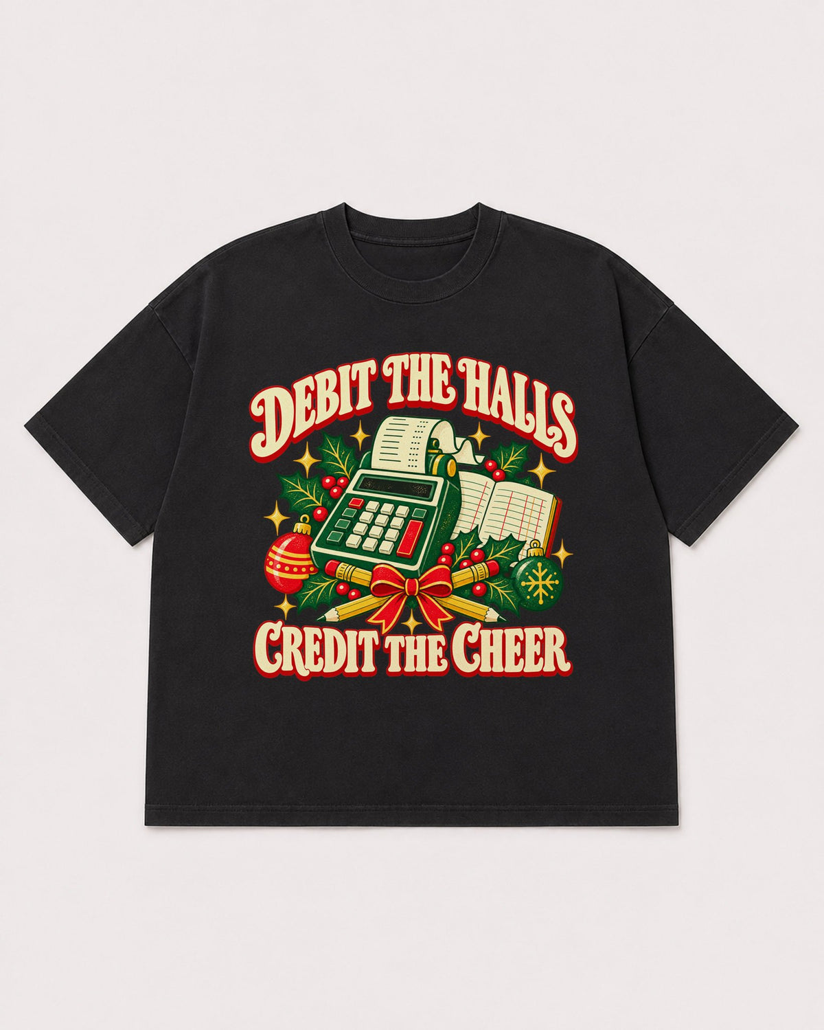 Mockup Boxy Heavyweight Tee Black product