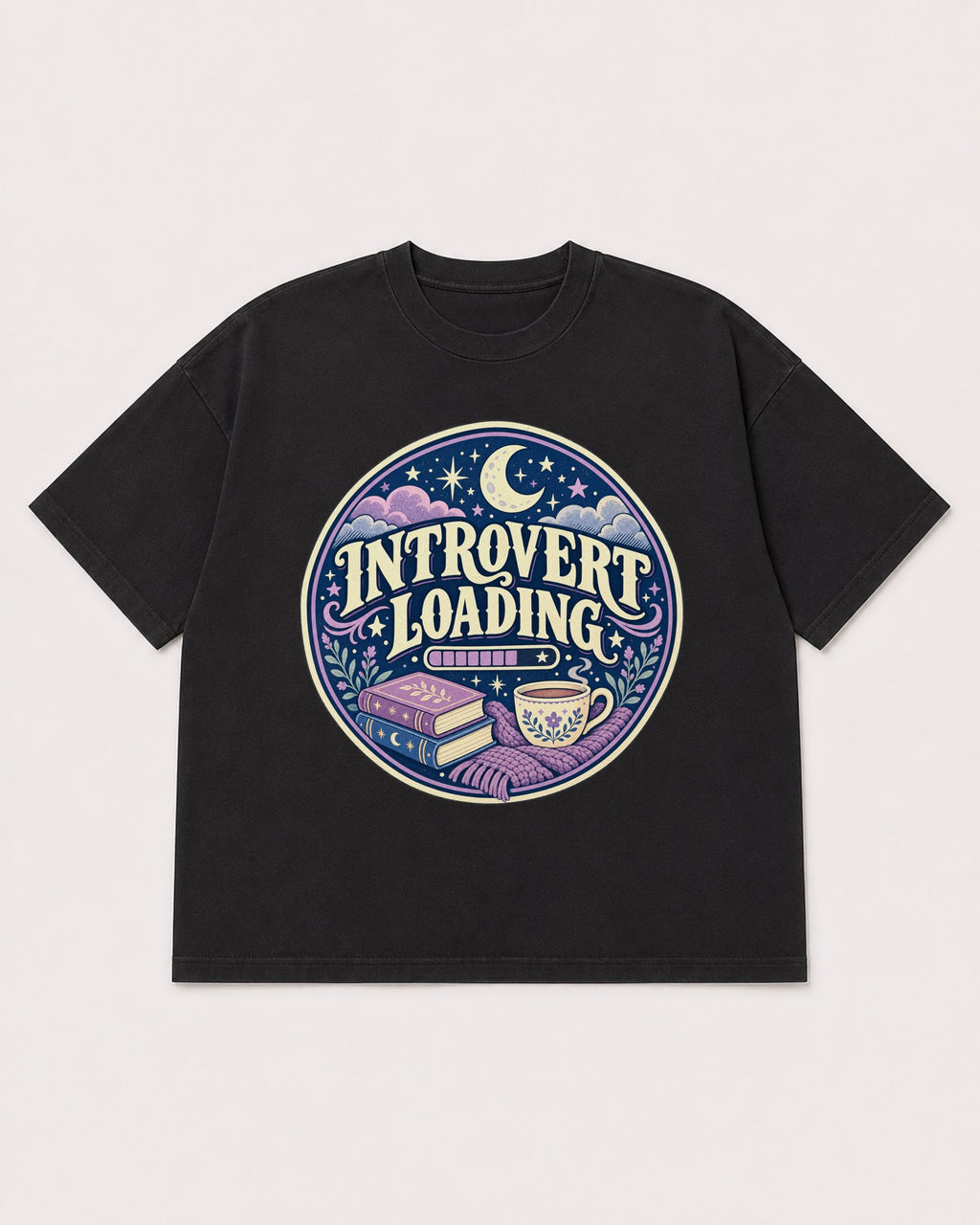 Mockup Boxy Heavyweight Tee Black product