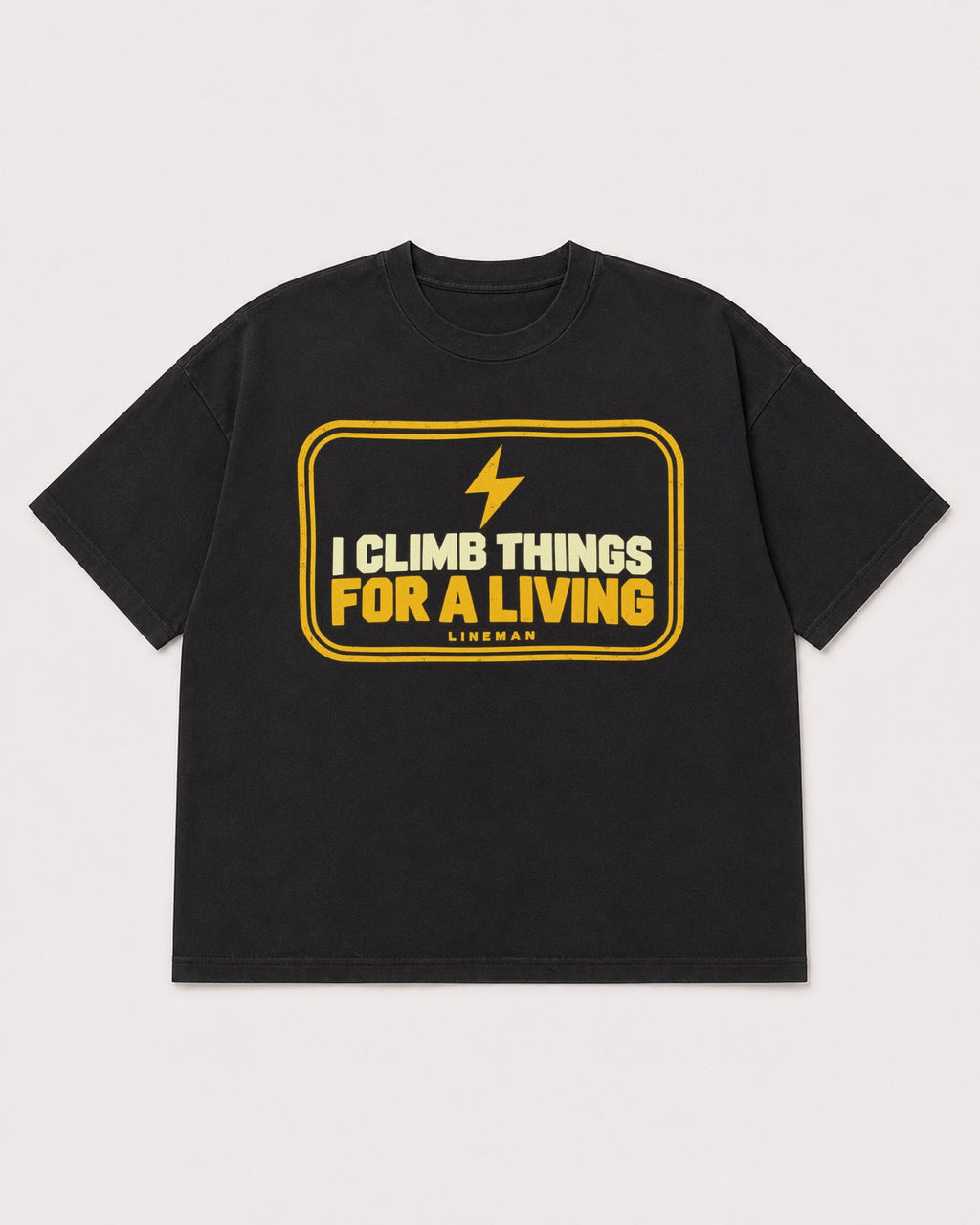 Mockup Boxy Heavyweight Tee Black product