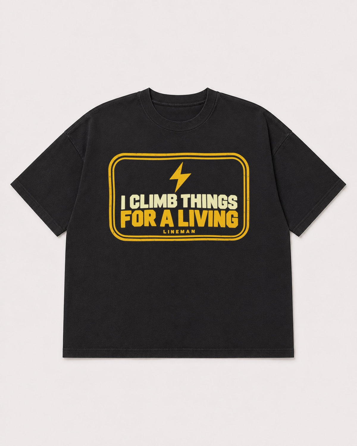 Mockup Boxy Heavyweight Tee Black product