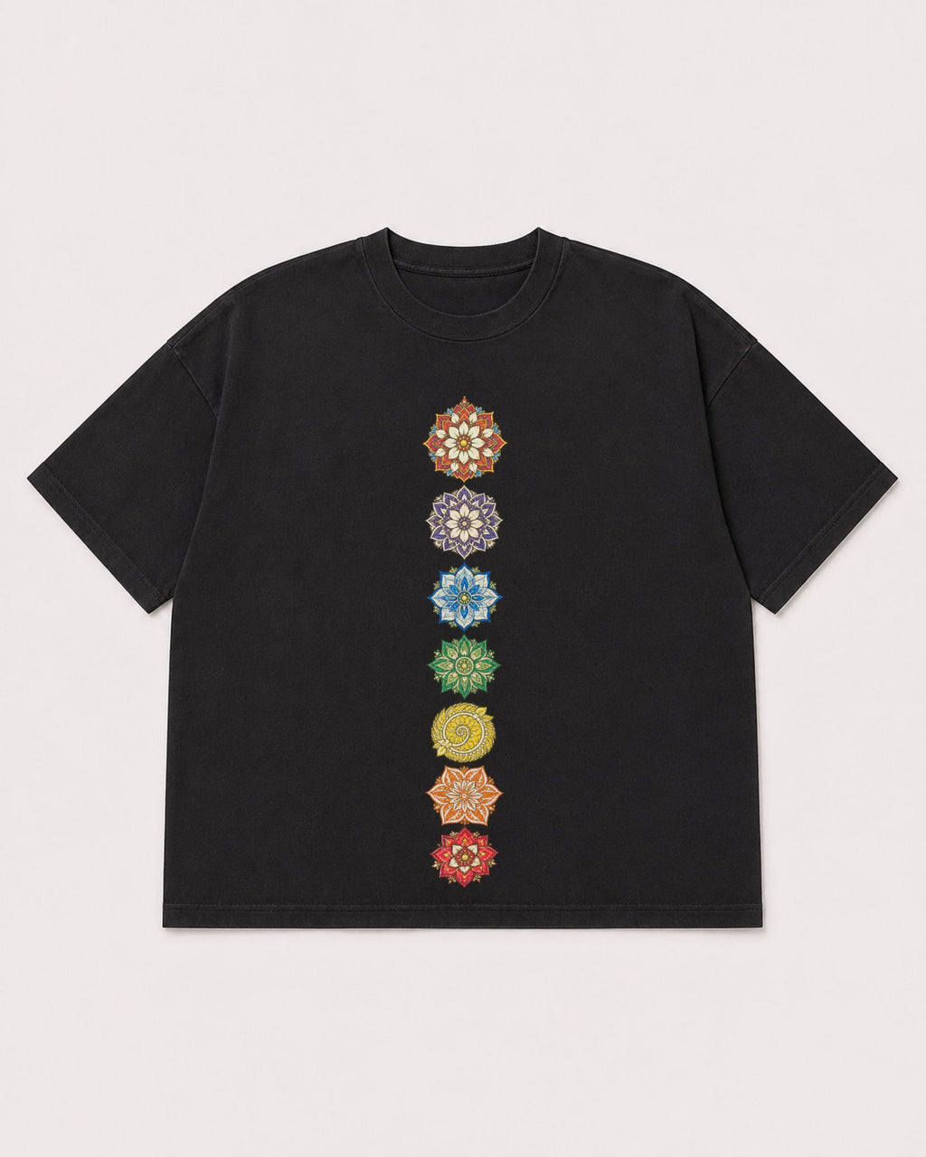 Mockup Boxy Heavyweight Tee Black product