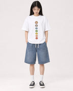 Mockup Boxy Heavyweight Tee White female full-body 01