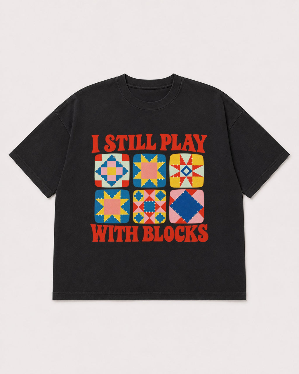 Mockup Boxy Heavyweight Tee Black product