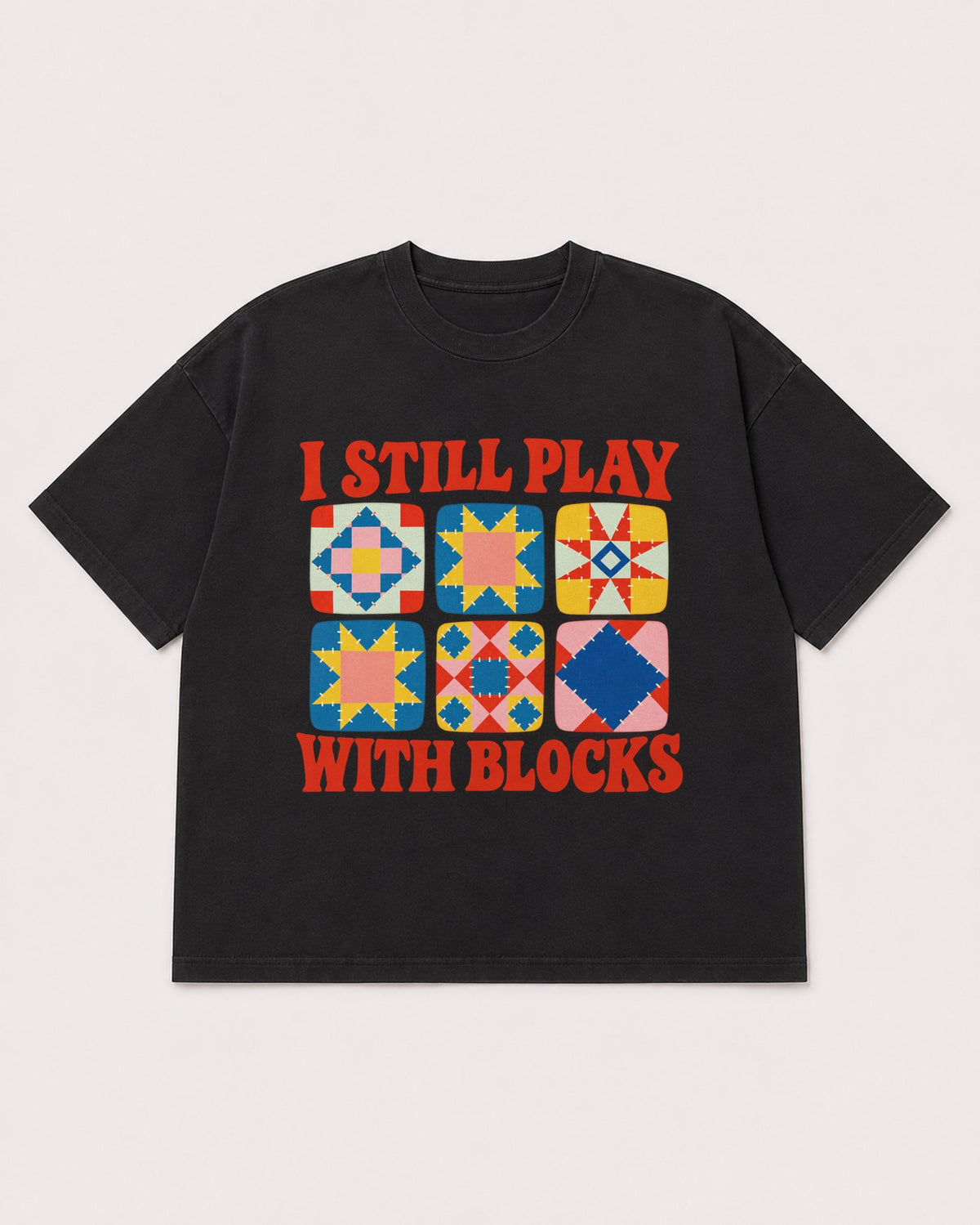 Mockup Boxy Heavyweight Tee Black product