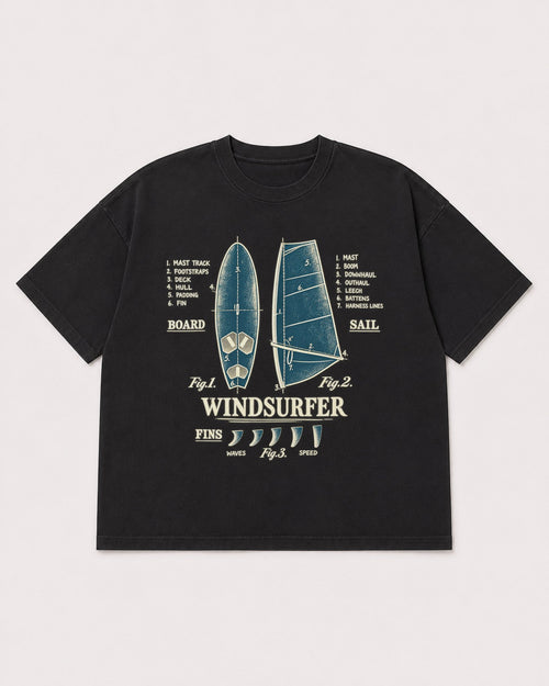 Mockup Boxy Heavyweight Tee Black product