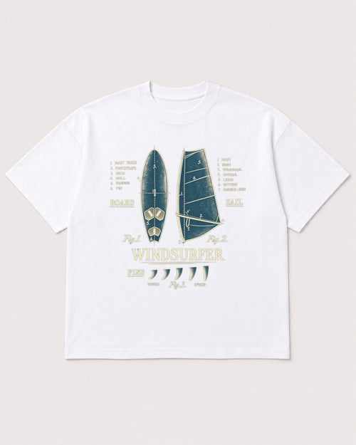 Mockup Boxy Heavyweight Tee White product