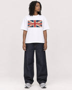Mockup Boxy Heavyweight Tee White female full-body 24