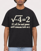 Mockup Boxy Heavyweight Tee Black male close-up 45