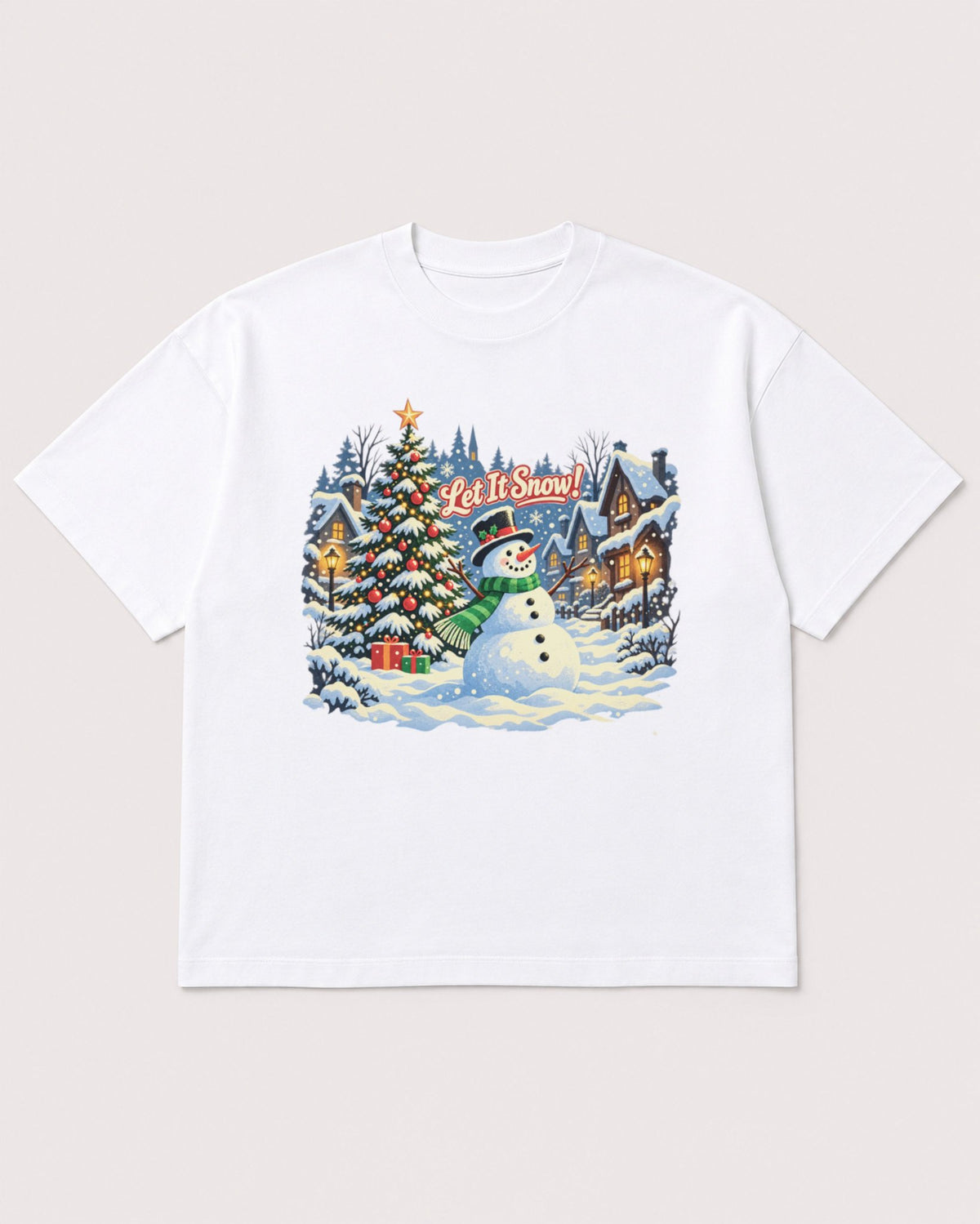 Mockup Boxy Heavyweight Tee White product