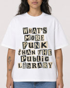 Mockup Boxy Heavyweight Tee White female close-up 30
