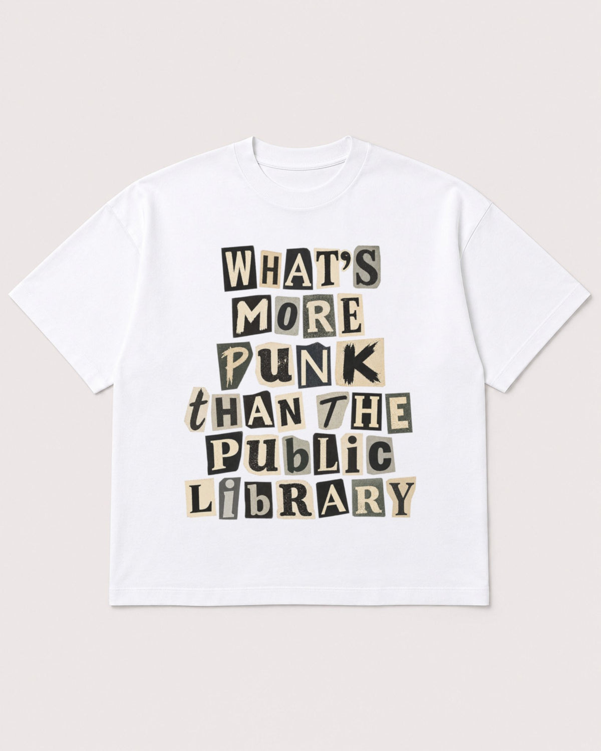 Mockup Boxy Heavyweight Tee White product