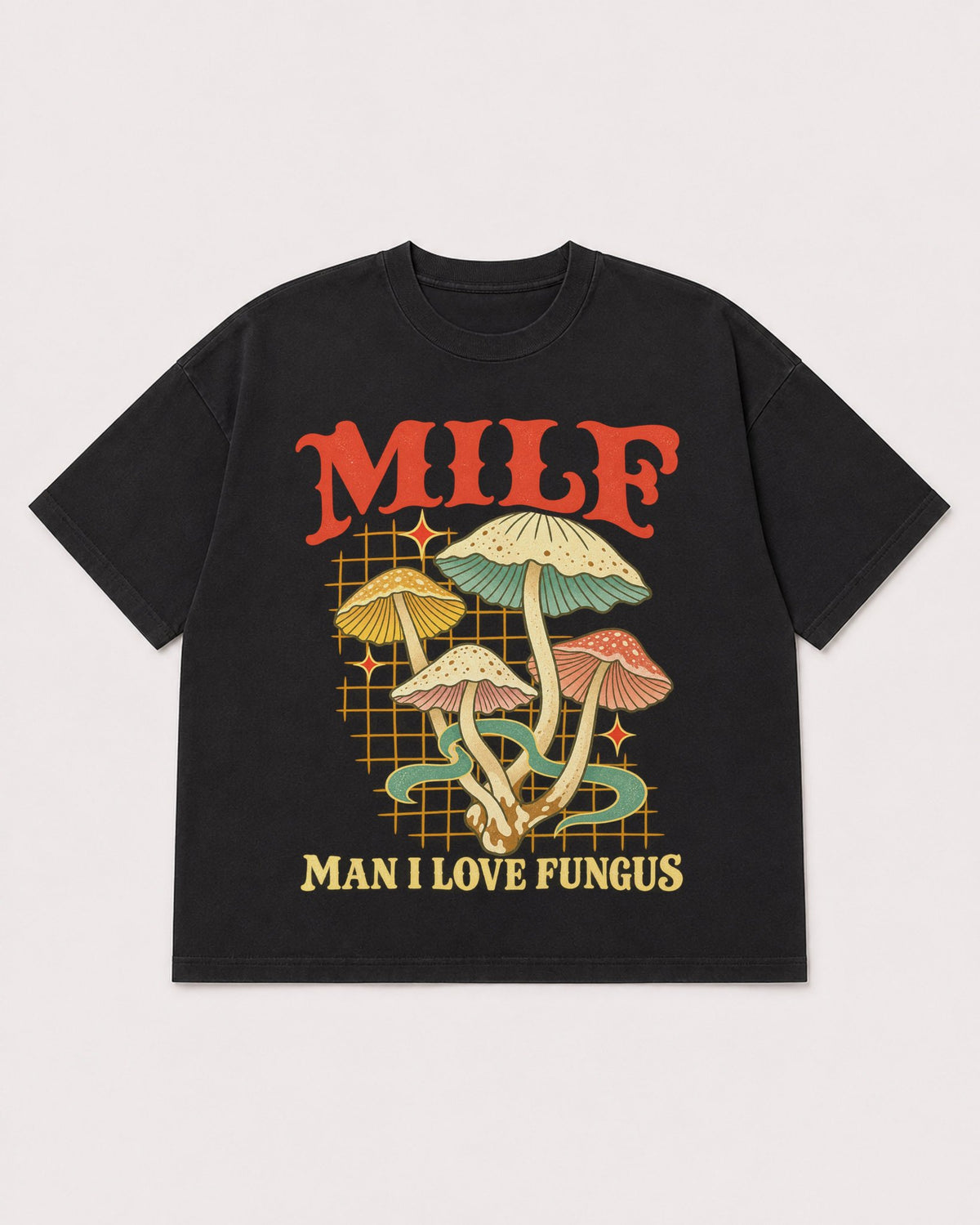Mockup Boxy Heavyweight Tee Black product