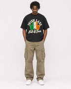 Mockup Boxy Heavyweight Tee Black male full-body 04