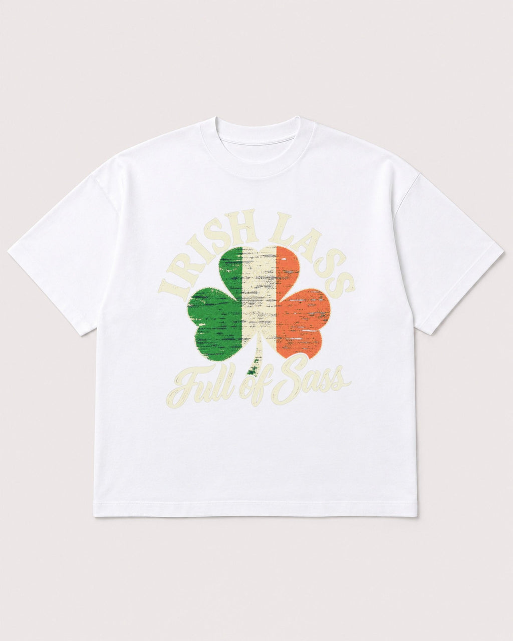 Mockup Boxy Heavyweight Tee White product