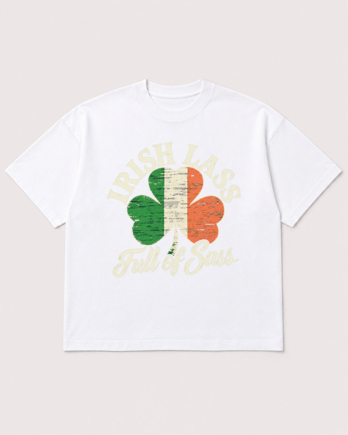 Mockup Boxy Heavyweight Tee White product