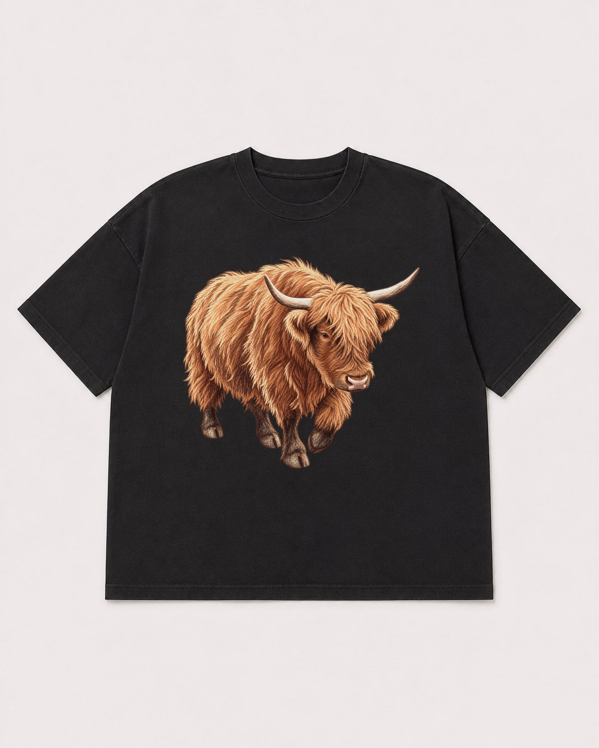 Mockup Boxy Heavyweight Tee Black product