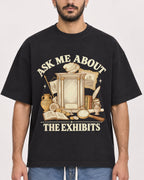Mockup Boxy Heavyweight Tee Black male close-up 07