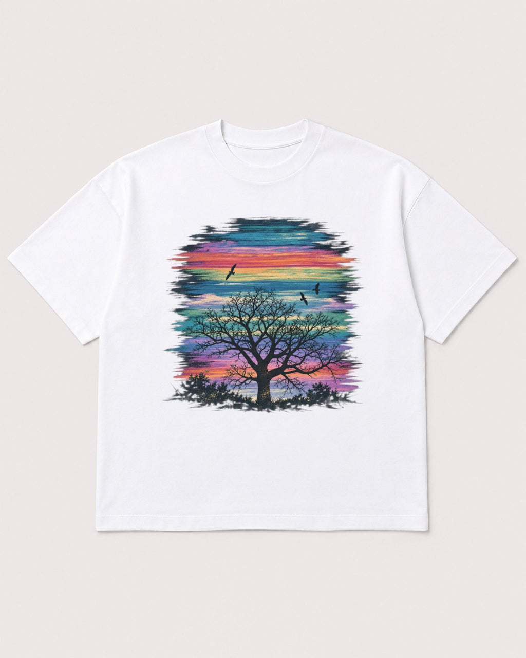 Mockup Boxy Heavyweight Tee White product