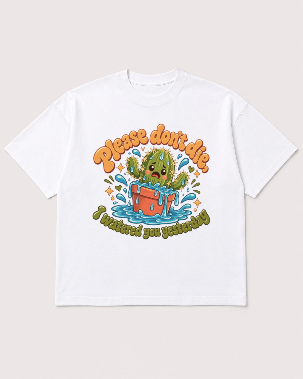 Mockup Boxy Heavyweight Tee White product