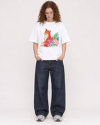 Mockup Boxy Heavyweight Tee White female full-body 09