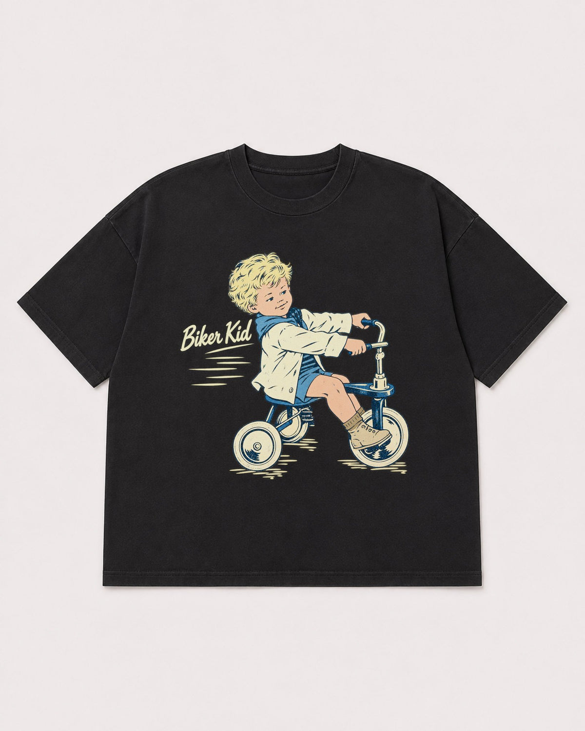 Mockup Boxy Heavyweight Tee Black product