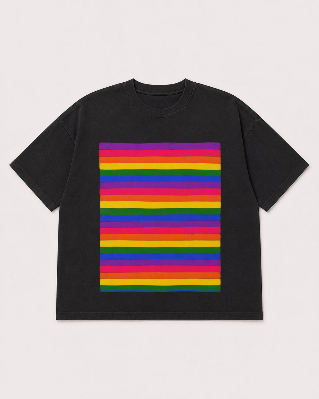 Mockup Boxy Heavyweight Tee Black product