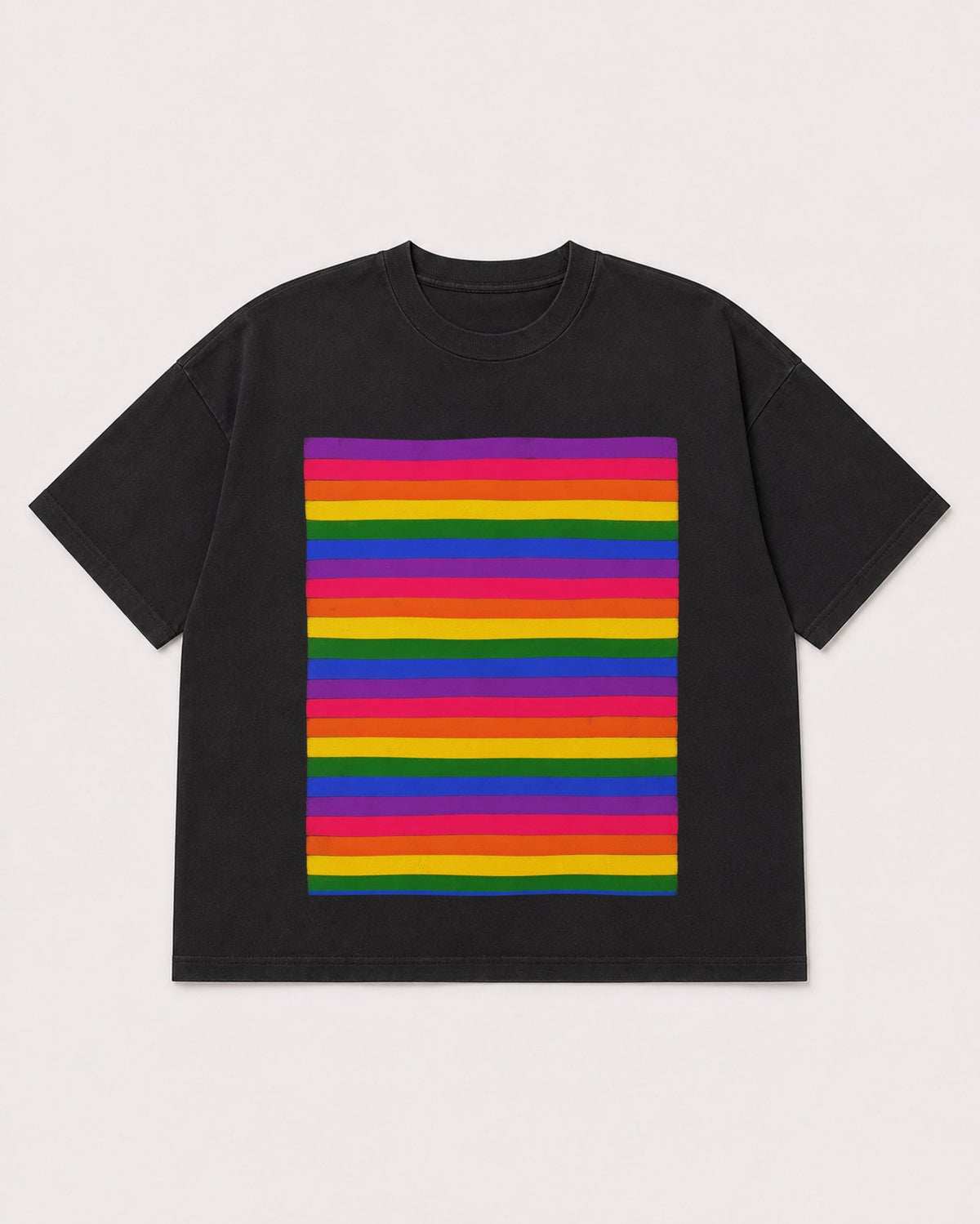 Mockup Boxy Heavyweight Tee Black product
