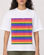 Mockup Boxy Heavyweight Tee White female close-up 07